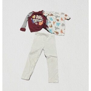 Kids' Graphic Long Sleeve and Animal Print Set